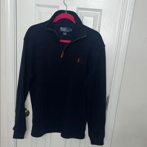 Ralph Lauren Navy Quarter-Zip Pullover